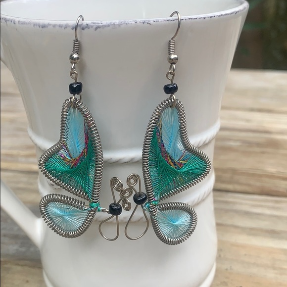 Butterfly earrings - Picture 2 of 5